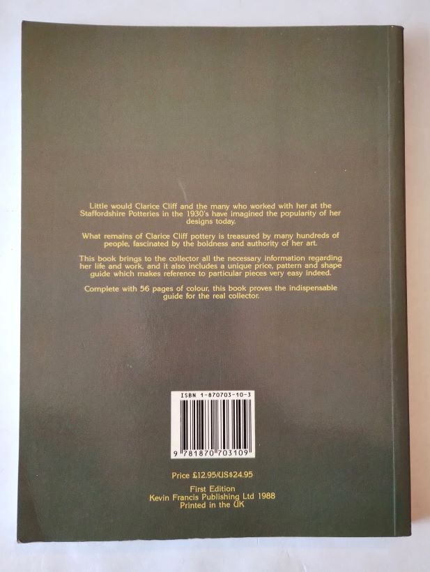 Collecting Clarice Cliff back cover