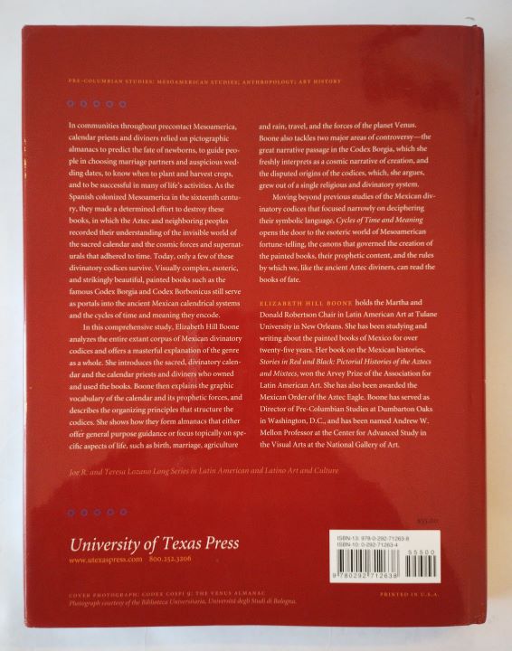 Cycles of Time And Meaning in the Mexican Books of Fate back cover