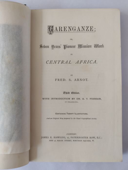 Garenganze title page