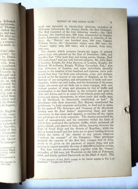 History of the Indian Navy inside vol 1