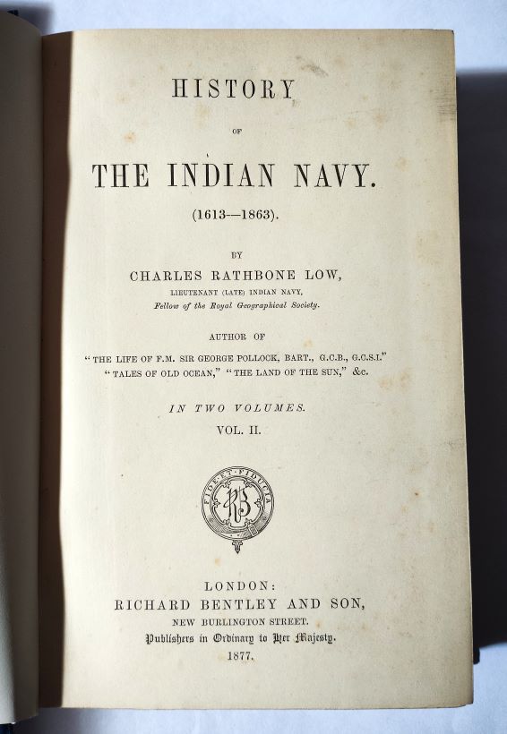 History of the Indian Navy title vol 2