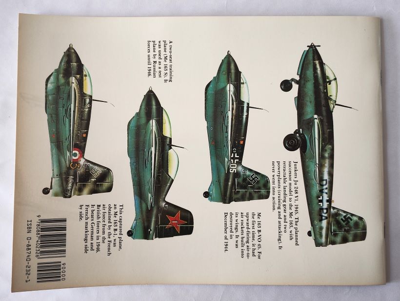 Messerschmitt Me 163 Komet back cover