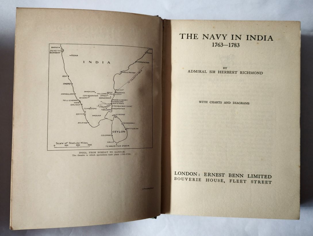 The Navy in India title page