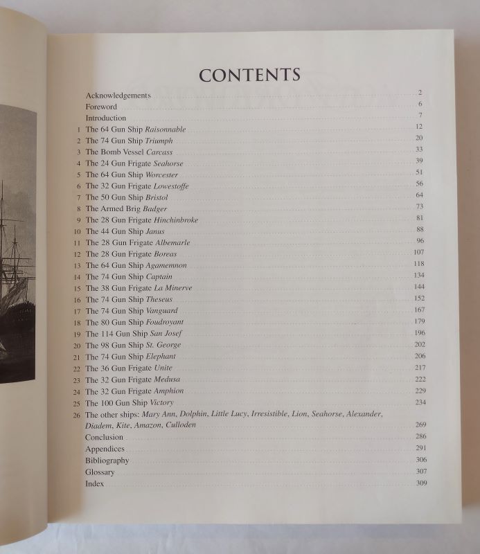 Nelson's Ships contents