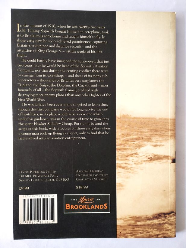 Sopwith Aviation Company back cover