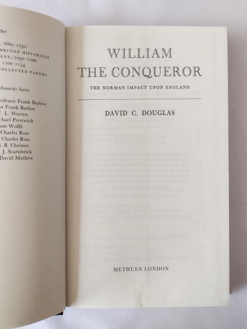 William the Conqueror title page