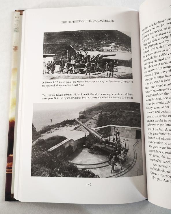 Defence of the Dardanelles inside