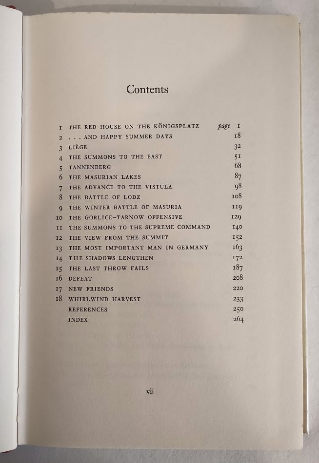 Ludendorff contents page