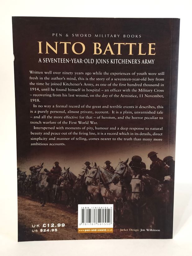 Into Battle back cover