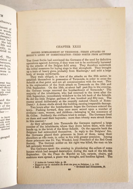 The Invasion and the War in Belgium inside