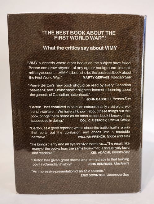 Vimy back cover