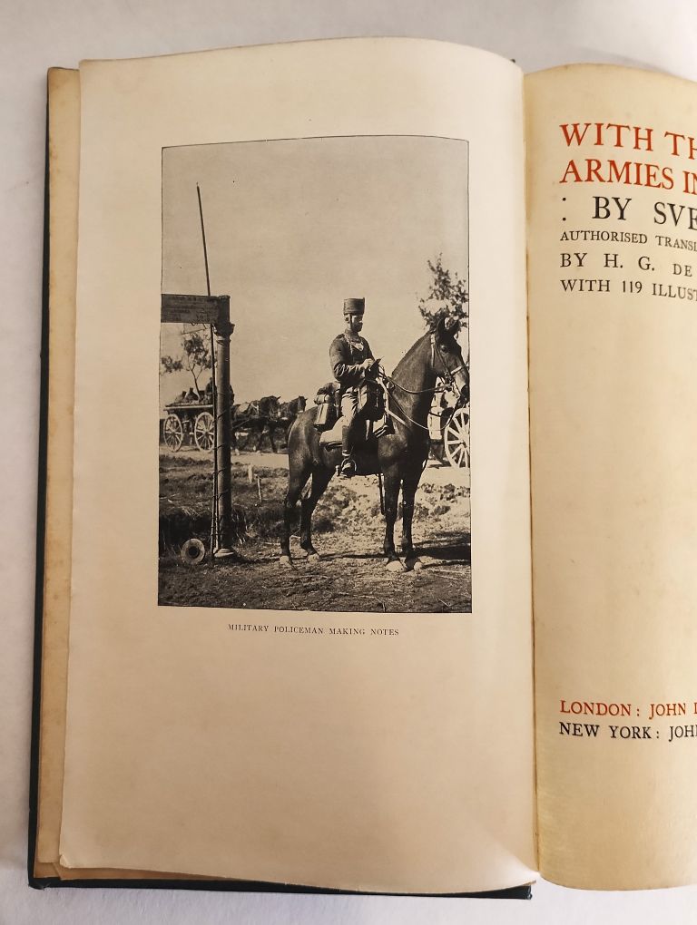 With the German Armies in the West frontis