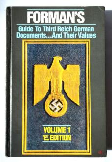 Forman's Guide to Third Reich German Documents front cover