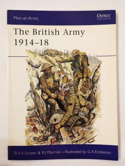 The British Army 1914-18 front cover